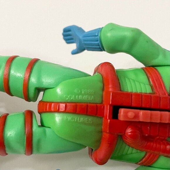 Vtg 1989 Ghostbusters Action Figure Winston Fright Features Kenner Astronaut Toy - Picture 9 of 16